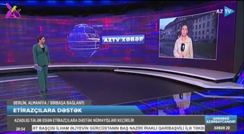 "İran adlı cinayətkar dövlətlə danışıqları dayandırın" - AzTV-nin reportajı - VİDEO