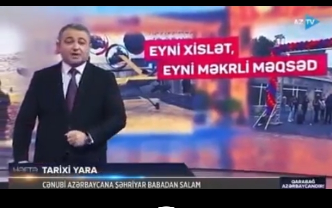 AzTV yenə İranı tənqid etdi: Əl-ələ ver, üsyan elə, oyan Azərbaycan - VİDEO