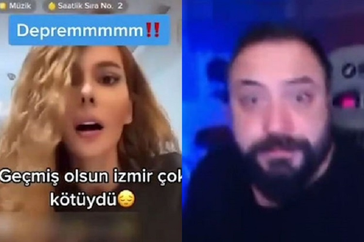 Türkiyədə zəlzələ canlı yayıma çıxan şəxslərə şok yaşatdı - VİDEO