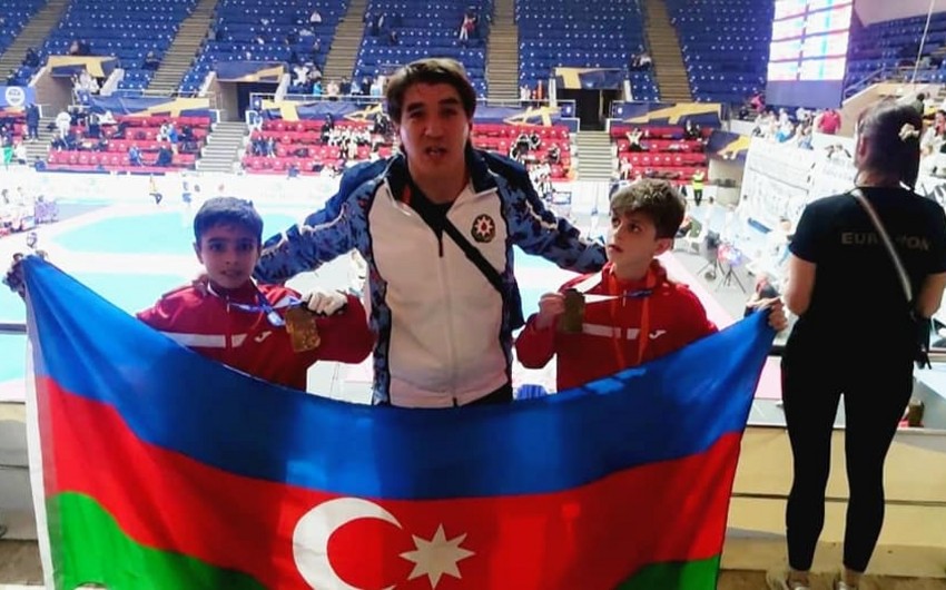 Azərbaycanın iki taekvondoçusu Avropa çempionu oldu