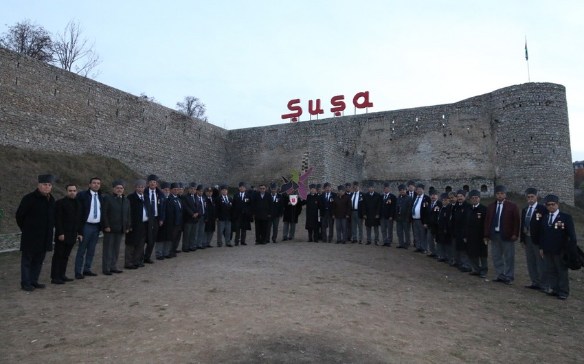 Türk qazilər Şuşanı ziyarət ediblər