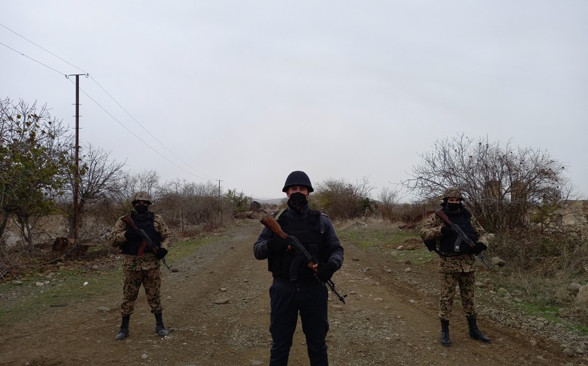 Azad edilmiş ərazilərə atla icazəsiz daxil olan şəxslər saxlanıldı