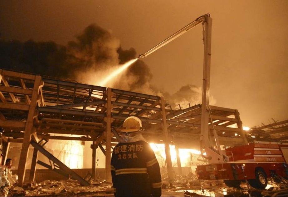Çində fabrikdə yanğın: 36 ölü, 2 yaralı
