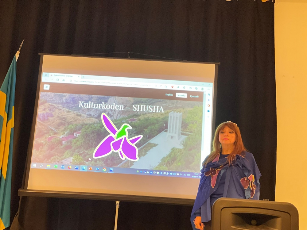 "Mədəniyyət kodu-Şuşa" lonqridi İsveçdə uğurla təqdim olundu - FOTO
