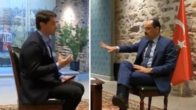 Jurnalistin verdiyi suala əsəbləşən İbrahim Kalından gözlənilməz addım - VİDEO