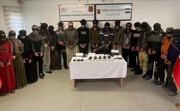 Suriyanın şimalında 18 terrorçu yaxalandı