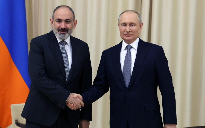 Putin Paşinyanla görüşdü