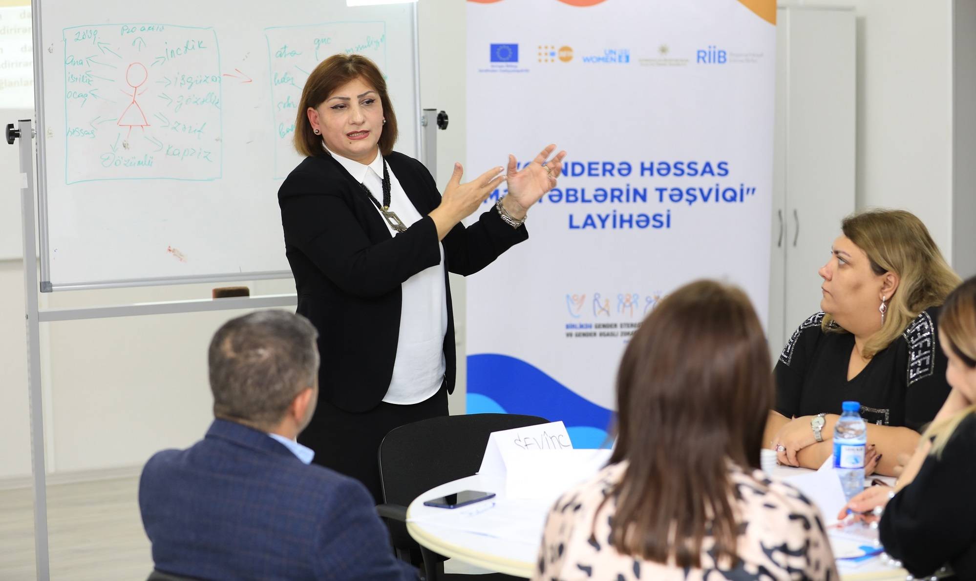 “Genderyönümlü pedaqogika” üzrə təlimləndirilən müəllimlər gender bərabərliyini təşviq edəcək