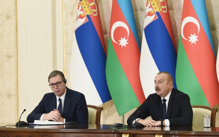 İlham Əliyev: "Azərbaycan və Serbiya öz resurslarına arxalanan, müstəqil siyasət aparan ölkələrdir"