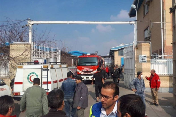 İranda boya zavodunda güclü partlayış oldu