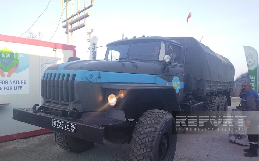 Xankəndindən Laçın istiqamətində sülhməramlıların daha 2 avtomobili maneəsiz hərəkət edib