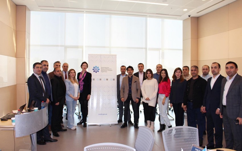 “Media Menecmenti” təlim proqramının ikinci modulu keçirildi - FOTOLAR
