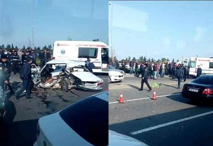 Dəhşətli qəzada ölən şəxsin görüntüsü - FOTO