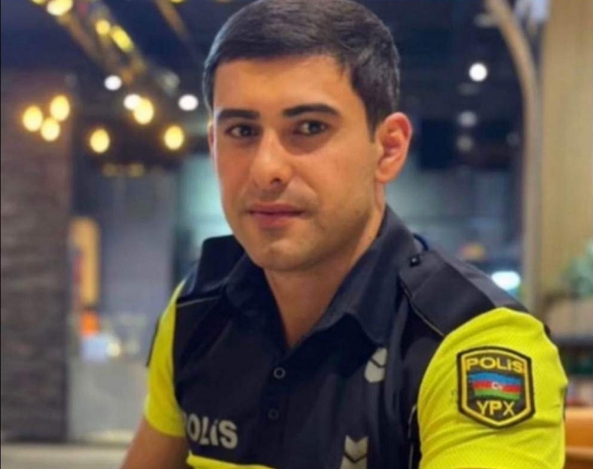 Bakıda dəhşətli partlayışda həlak olan polisin toy görüntüləri - VİDEO