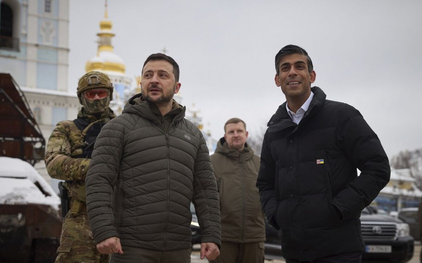 Ukrayna və Britaniya liderləri döyüş meydanındakı durumu müzakirə ediblər