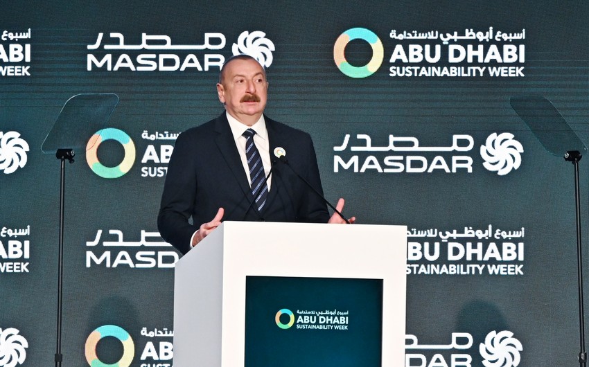 “Masdar”la əməkdaşlıq Azərbaycanı çox mühüm yaşıl enerji mənbəyinə çevirəcək”