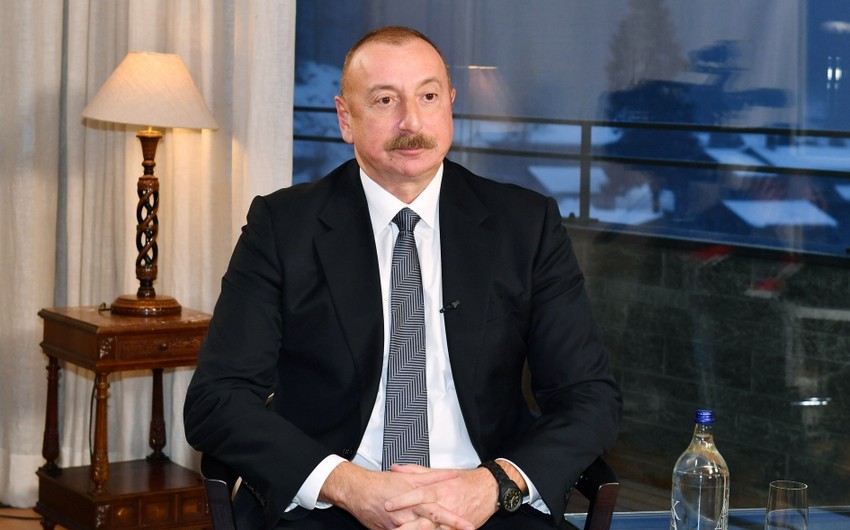 Prezident: "Şimal-Qərb marşrutu uğurla inkişaf edən qlobal layihədir"