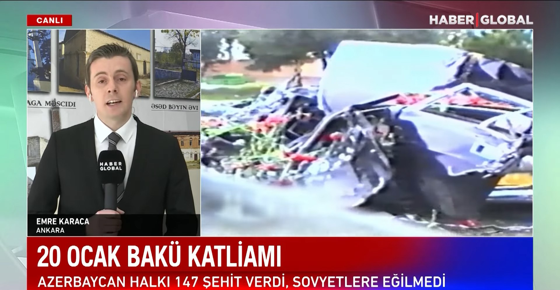 "Haber Global": "20 Yanvar qətliamı Ankarada anılıb" - VİDEO