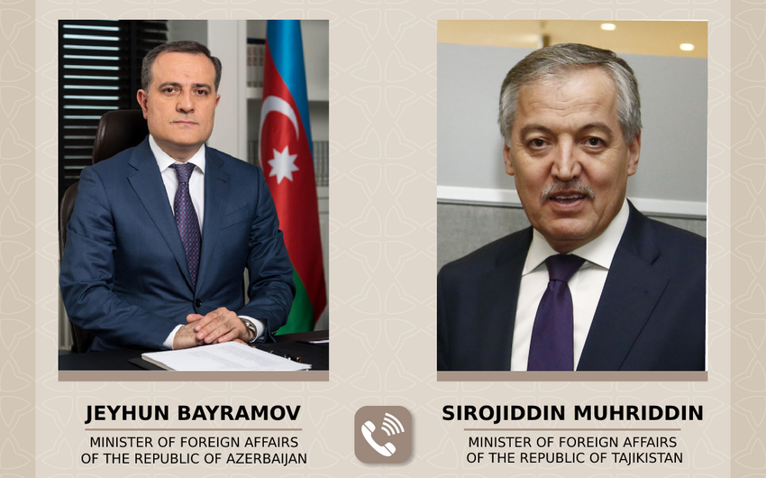 Tacikistan XİN başçısı Ceyhun Bayramova zəng etdi