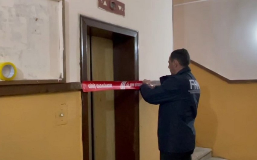 FHN Bakıda təhlükəli liftin istismarını dayandırdı - VİDEO