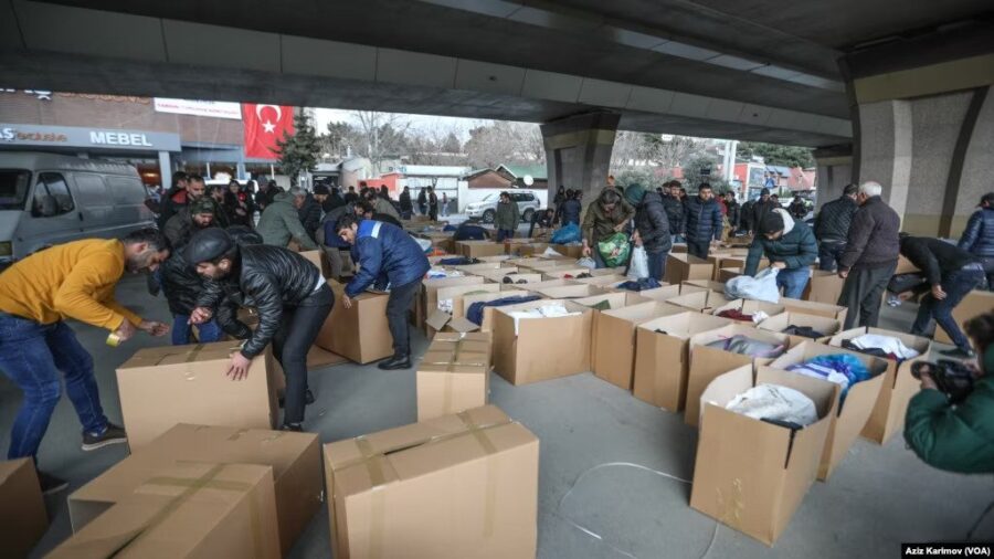 Türkiyədə zəlzələdən zərər çəkənlər üçün Bakıda yardımların toplandığı ünvan dəyişib