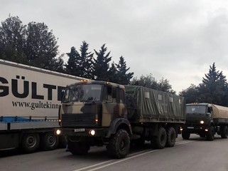 Türkiyəyə qış səhra çadırları göndərilib - FOTO