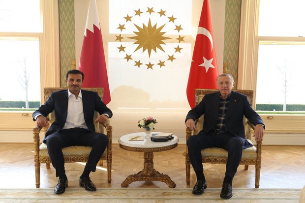 Qətər əmiri Ərdoğanla görüşdü