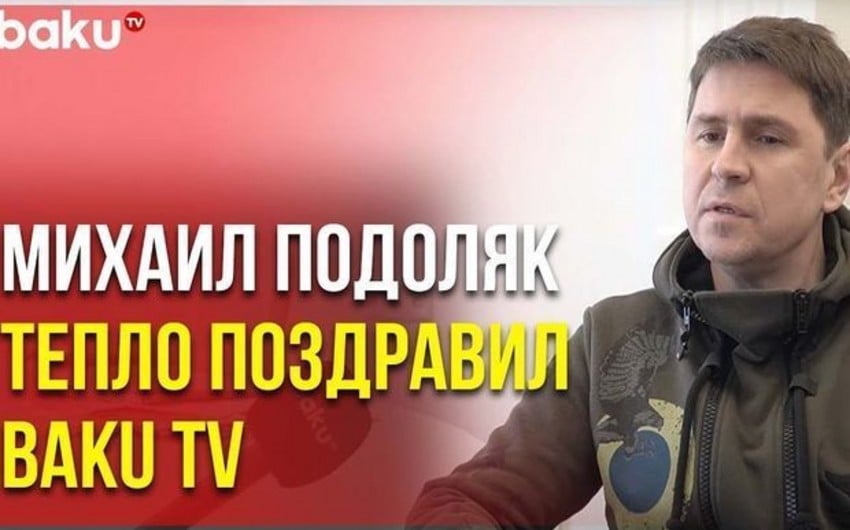 Ukrayna Prezident Ofisi Baku TV-ni təbrik edib