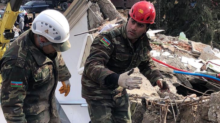 Azərbaycan xilasediciləri Türkiyənin iki bölgəsində axtarış-xilasetmə əməliyyatlarını davam etdirir