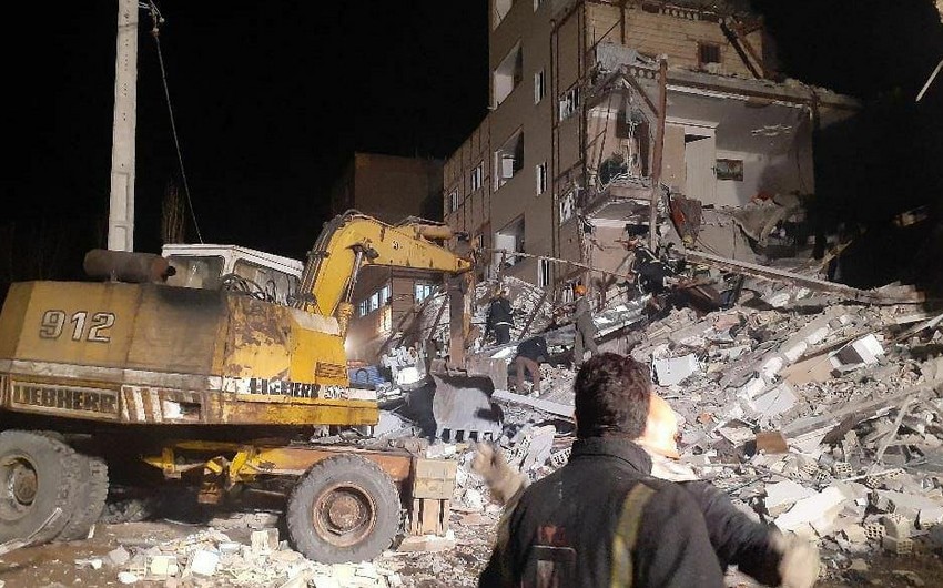 Təbrizdə binalar çökdü, ölənlər və yaralananlar var