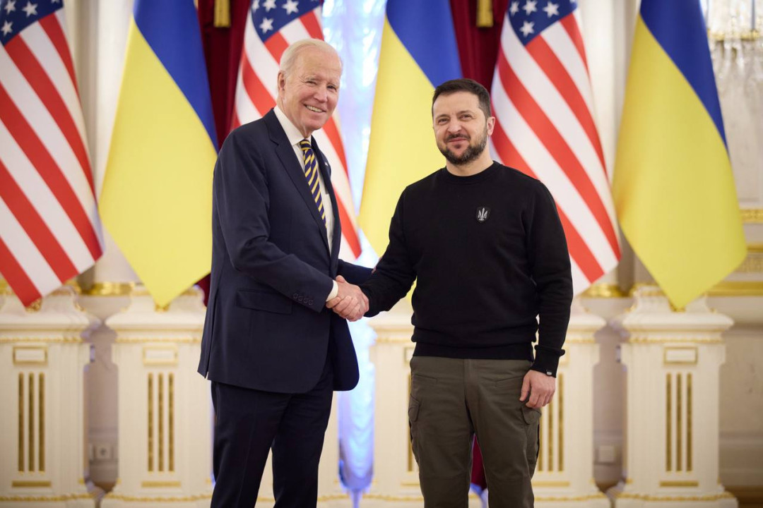 Ukraynada səfərdə olan Bayden Putin haqda danışdı
