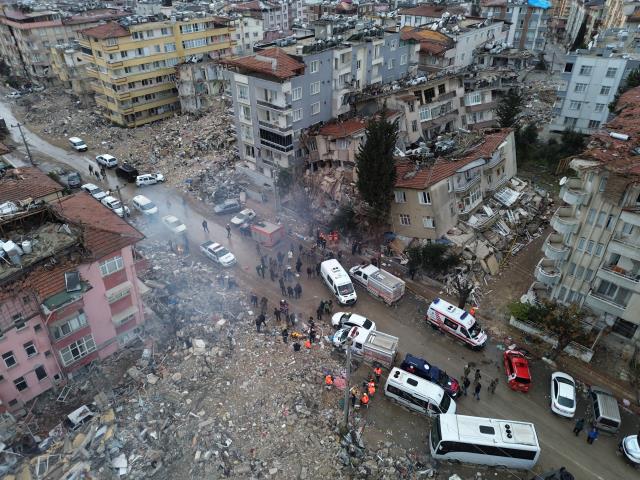 Hatayda baş verən dəhşətli zəlzələdən sonra şəhərdəki yeni görüntülər - VİDEO+FOTO