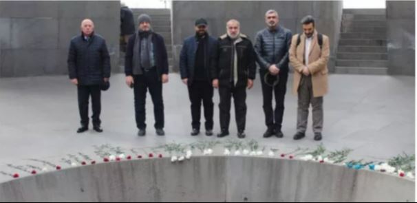 İrandan Türkiyə və Azərbaycana növbəti xəyanət: İrəvanda "soyqırım abidəsi"ni ziyarət etdilər