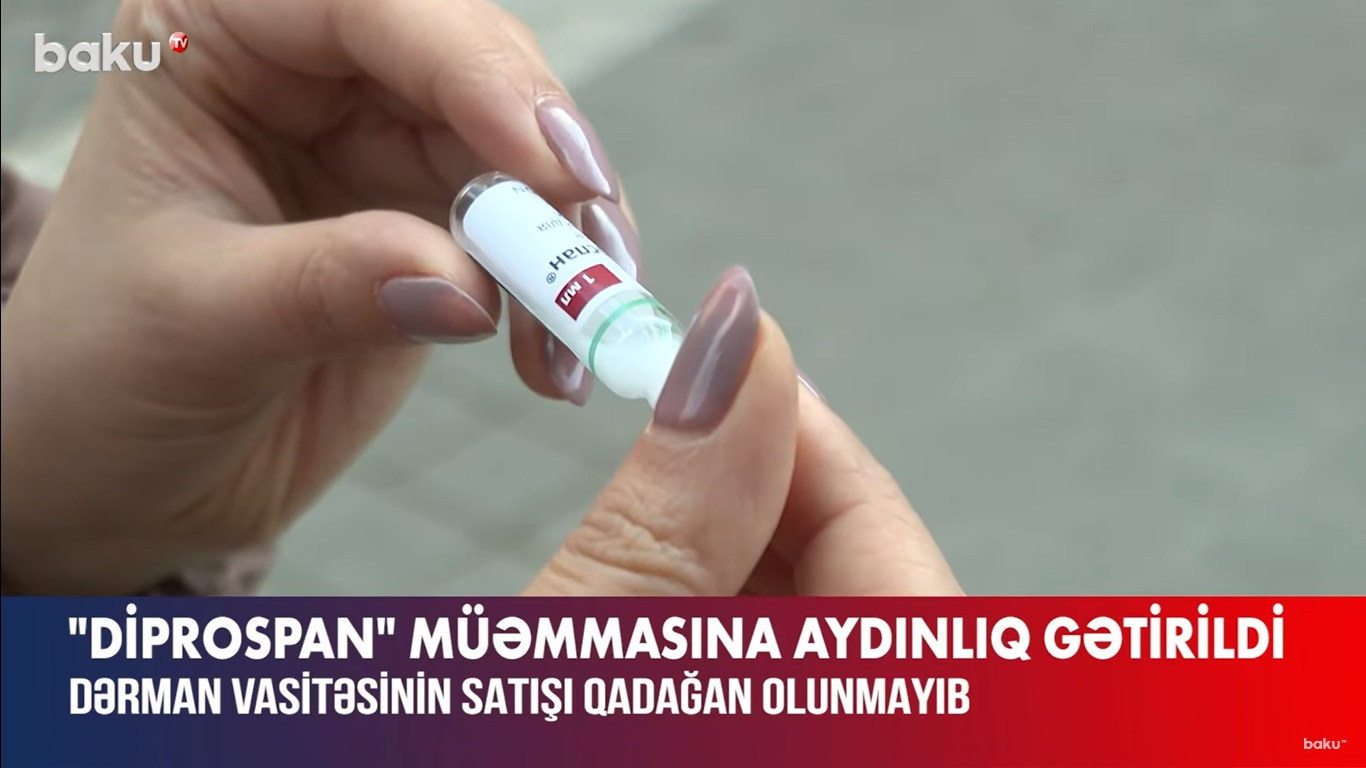Azərbaycanda qadağan olunduğu deyilən dərmanın müəmmasına aydınlıq gətirildi - RƏSMİ - VİDEO