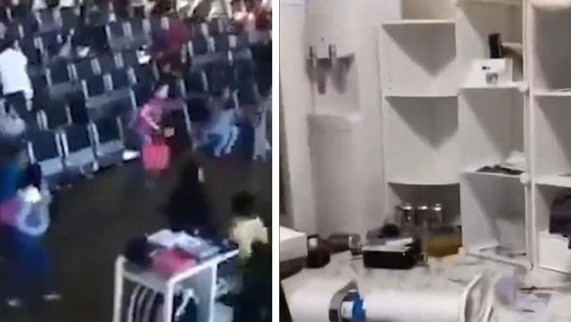 Tacikistanda baş verən güclü zəlzələ hava limanında təşviş yaratdı – VİDEO