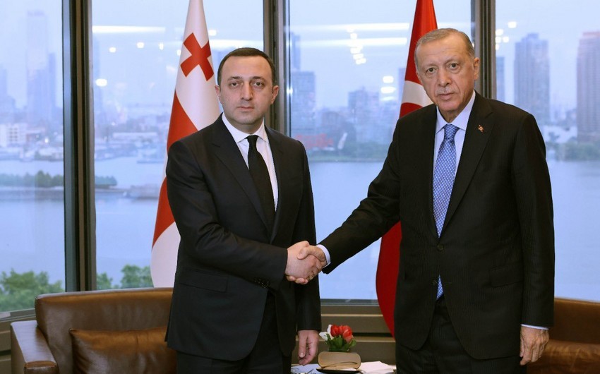 Ərdoğan Gürcüstanın Baş naziri ilə görüşdü