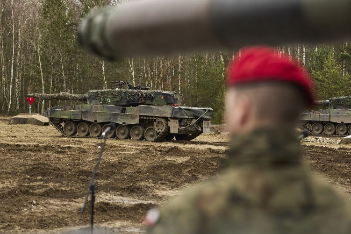 Polşanın göndərdiyi "Leopard 2" tankları Ukraynadadır