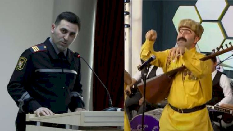 DYP haqqında mahnı oxuyan aktyora yol polisində vəzifə verildi - VİDEO