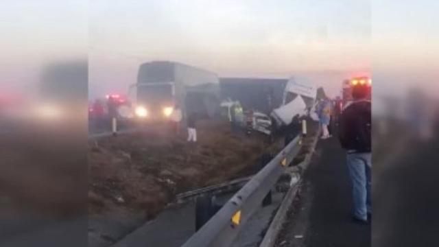 Meksikada 10 avtomobilin iştirakı ilə zəncirvari qəza: 2 ölü, 60 yaralı