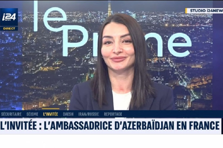 Leyla Abdullayeva Fransanın “İ24news” televiziya kanalına regiondakı reallıqlardan danışıb - VİDEO