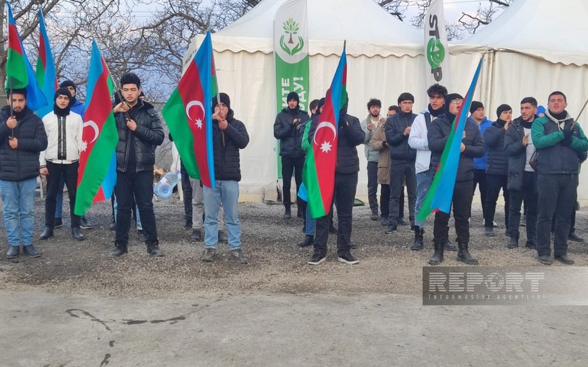 Xankəndi-Laçın yolunda ekofəallar 84 gündür yüksək fəallıq nümayiş etdirirlər