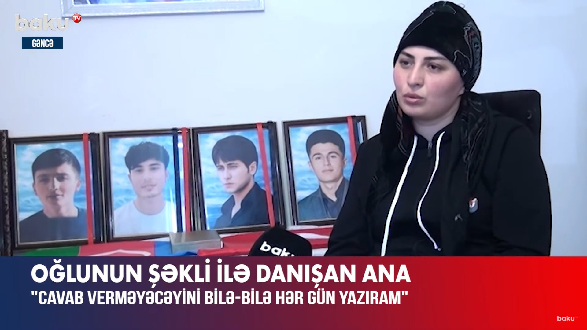 Zəlzələdə həlak olan Şahin Vəliyevin anası ürək dağladı - VİDEO