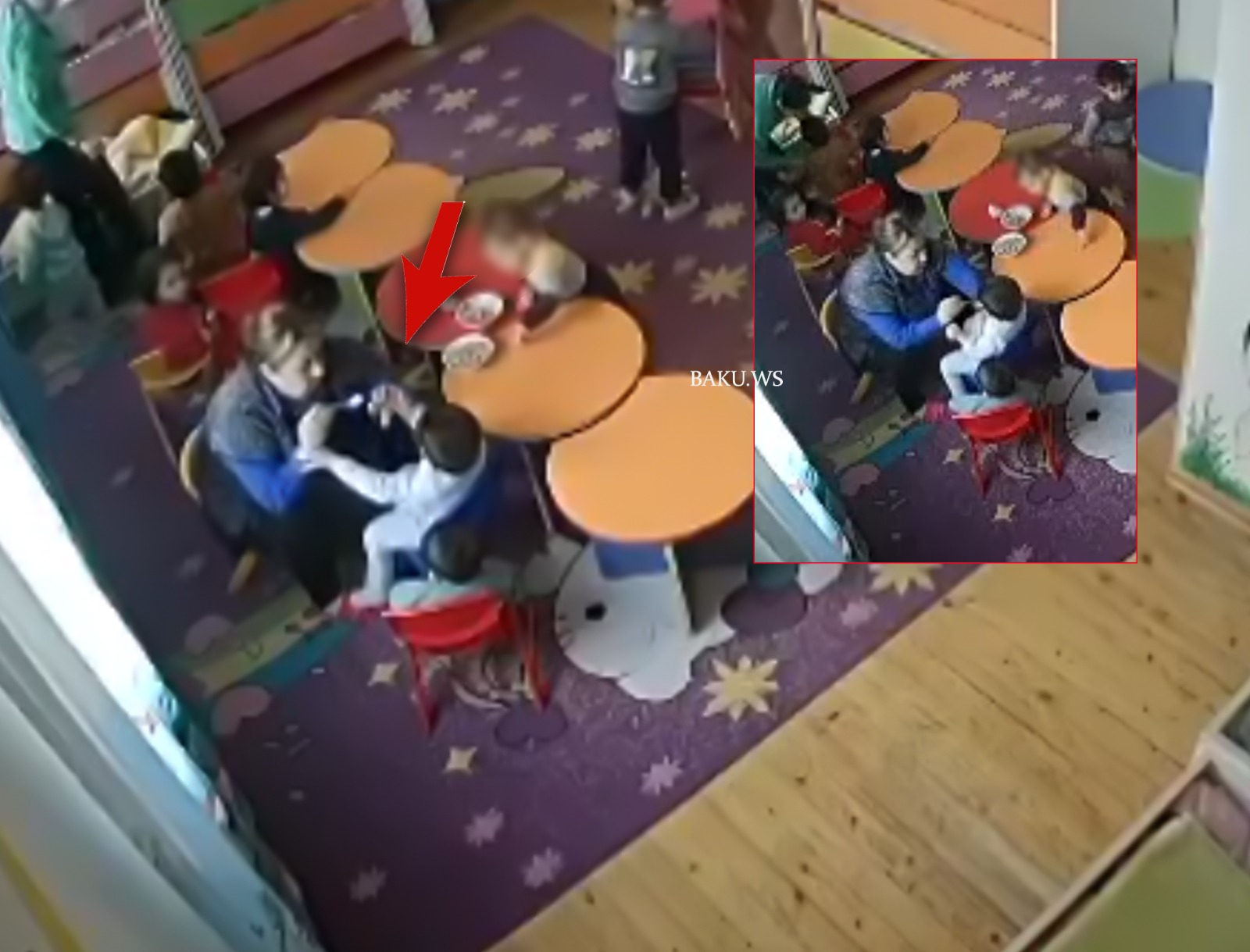 Bakıda bağçada uşağa qarşı kobudluqla bağlı AÇIQLAMA - VİDEO 