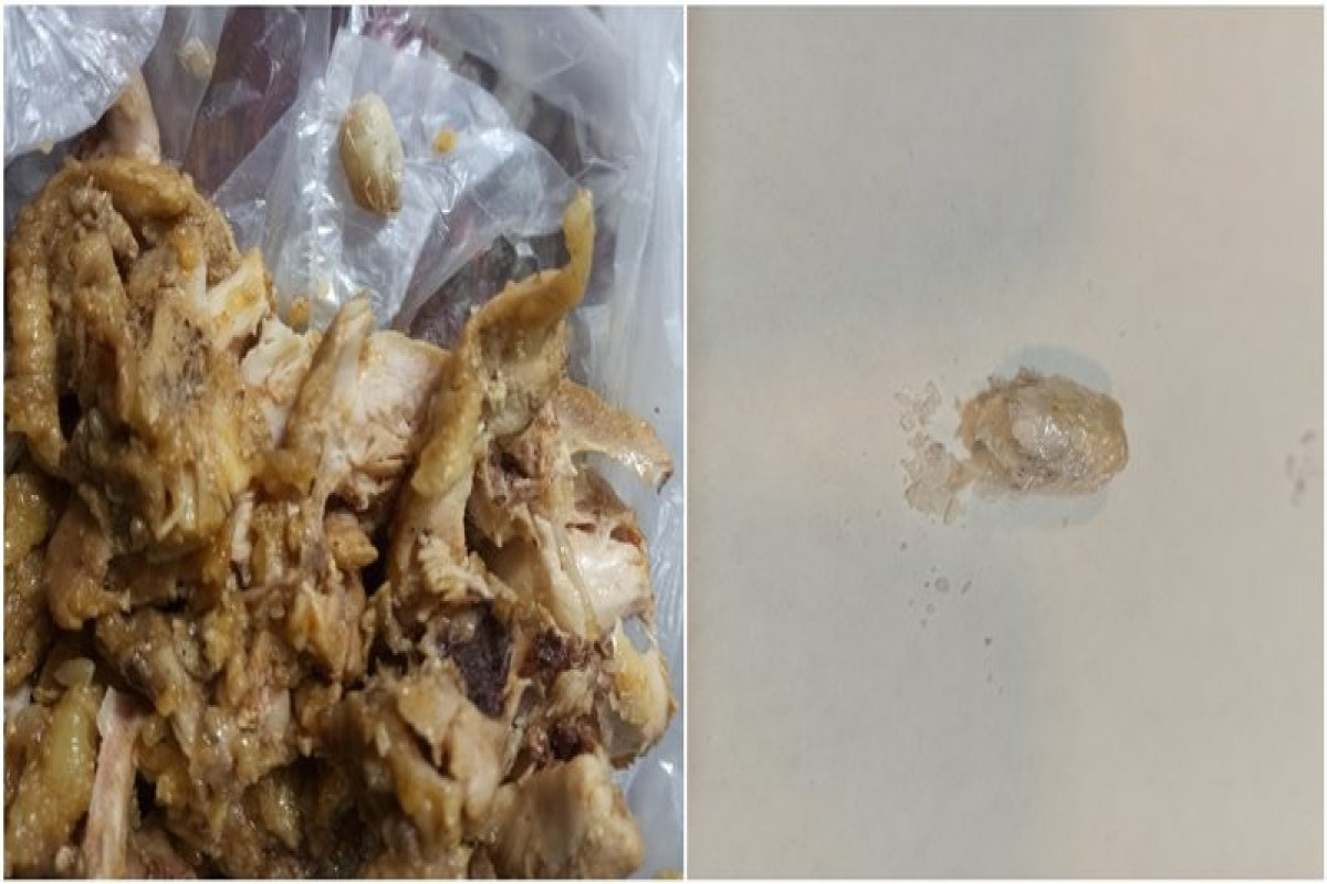 Həbsdə olan əmisi oğluna toyuğun içində narkotik keçirdi, saxlanıldı