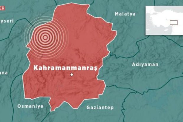 Kahramanmaraşda yenidən zəlzələ oldu