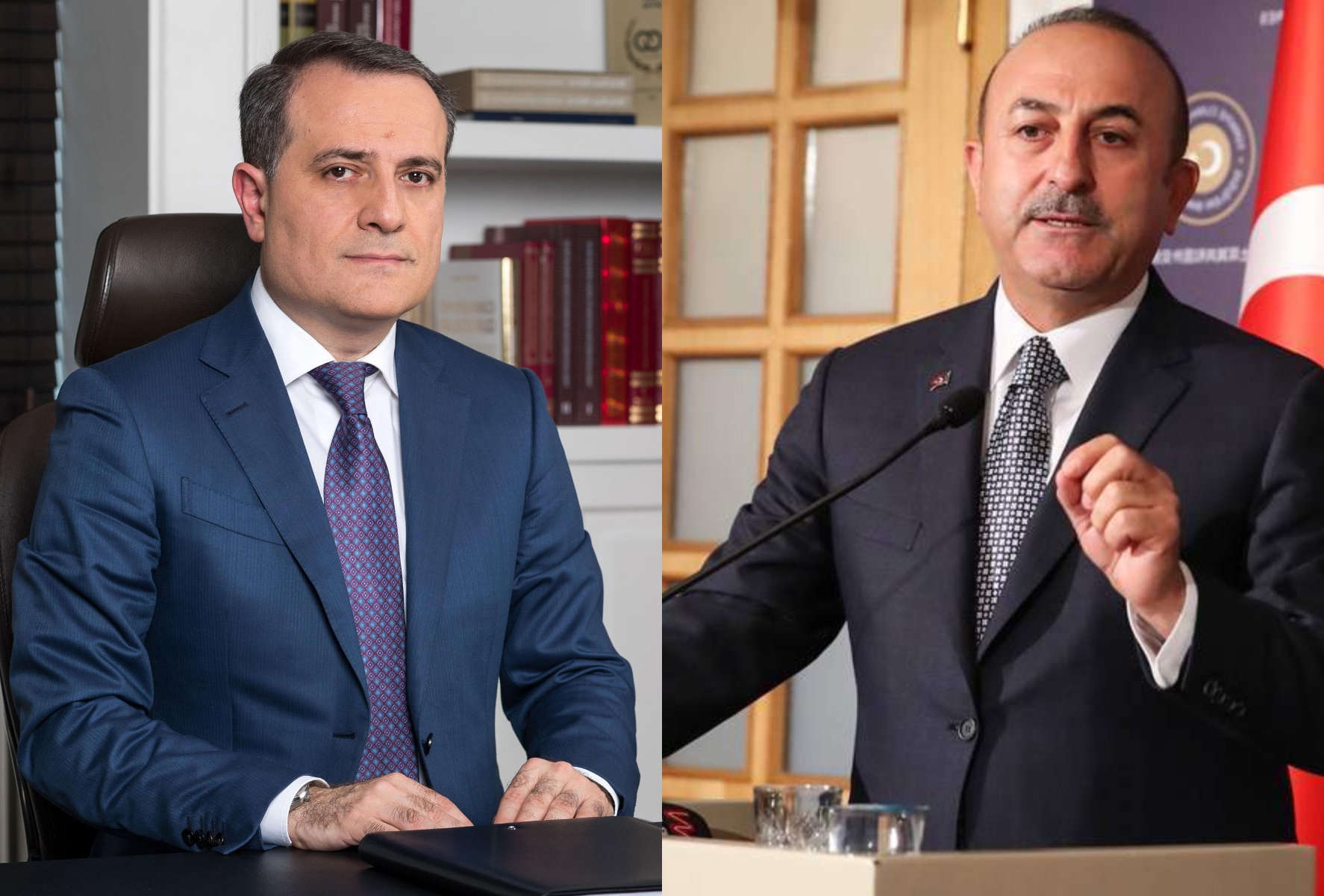 Ceyhun Bayramov və Mövlud Çavuşoğlu bölgədəki son vəziyyəti müzakirə edib