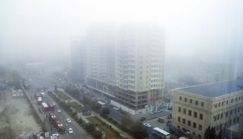 Bakıda və Abşeronda dumanlı hava şəraiti müşahidə olunur