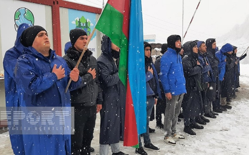 Xankəndi-Laçın yolu: Ekofəallar 111 gündür dəyişməz tələblərini irəli sürürlər