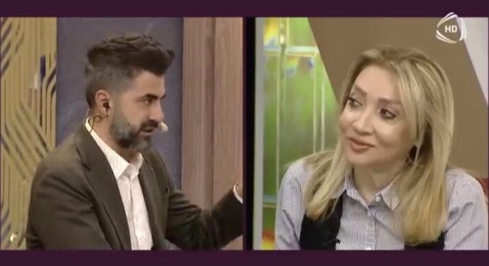 Dövlət məmuru Zaurun verilişində məşhur aktrisaya elçi düşdü - VİDEO