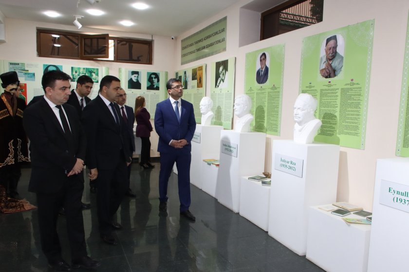 Dövlət qurumlarının rəsmiləri Daşkəntdə Azərbaycan Mədəniyyət Mərkəzini ziyarət etdilər